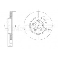 800-1840C CIFAM Гальмівний диск