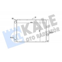 341905 KALE OTO RADYATÖR Радіатор охолодження двигуна