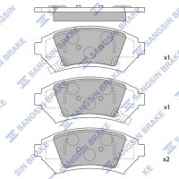 SP4330 Hi-Q Комплект гальмівних колодок дисковий гальм
