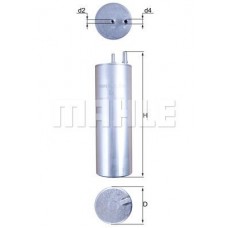 KL 229/5 MAHLE Паливний фільтр