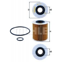 OX 413D1 MAHLE Масляний фільтр