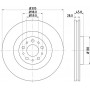 8DD 355 129-351 HELLA PAGID Гальмівний диск