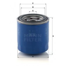 W 8017 MANN-FILTER Масляний фільтр