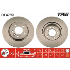 DF4790 TRW Гальмівний диск
