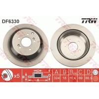 DF6330 TRW Гальмівний диск