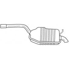 10665 SIGAM Глушник вихлопних газів кінцевий