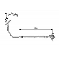 1 987 481 535 BOSCH Гальмівний шланг