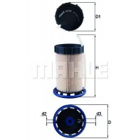 KX 492 MAHLE Паливний фільтр