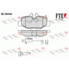 9010538 FTE КомплеК т гальмівних колодок, дискове гальмо