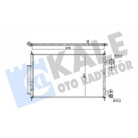 354890 KALE OTO RADYATÖR Конденсатор кондиціонера