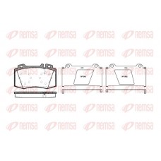 0769.00 REMSA Комплект гальмівних колодок дисковий гальм