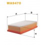 WA9470 WIX FILTERS Повітряний фільтр