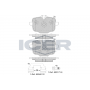 182005-202 ICER Комплект гальмівних колодок дисковий гальм