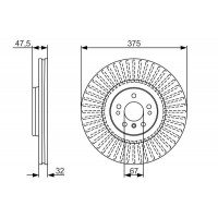0 986 479 A26 BOSCH Гальмівний диск