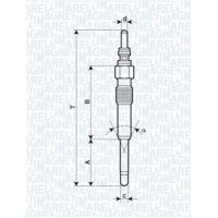 062900085304 MAGNETI MARELLI Свічка розжарювання