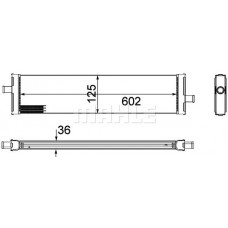 CR 1185 000P MAHLE Радіатор охолодження двигуна