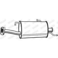 21234 WALKER Глушник вихлопних газів кінцевий