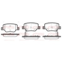 1452.02 REMSA Комплект гальмівних колодок дисковий гальм