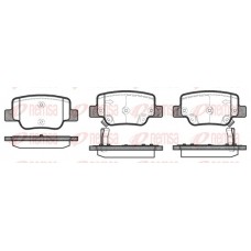 1452.02 REMSA Комплект гальмівних колодок дисковий гальм