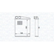 350218457000 MAGNETI MARELLI Теплообмінник обігрів салону