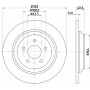 8DD 355 126-571 HELLA PAGID Гальмівний диск