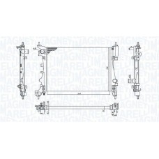 350213130100 MAGNETI MARELLI Радіатор охолодження двигуна