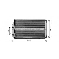 AL6157 AVA QUALITY COOLING Теплообмінник обігрів салону
