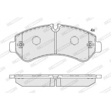 FVR5187 FERODO Комплект гальмівних колодок дисковий гальм