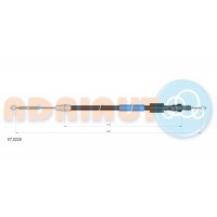 07.0228 ADRIAUTO Тросик, cтояночный тормоз