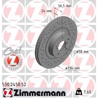 530.2458.52 ZIMMERMANN Гальмівний диск