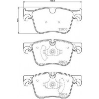 P 61 127 BREMBO Комплект гальмівних колодок дисковий гальм
