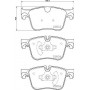 P 61 127 BREMBO Комплект гальмівних колодок дисковий гальм