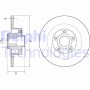 BG9135RS DELPHI Гальмівний диск