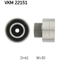 VKM 22151 SKF Паразитный / Ведущий ролик, Зубчастий ремінь