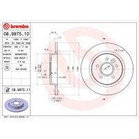08.9975.11 BREMBO Гальмівний диск