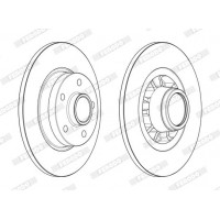 DDF2602-1 FERODO Гальмівний диск