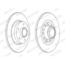DDF2602-1 FERODO Гальмівний диск