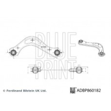 ADBP860182 BLUE PRINT Ричаг незалежної підвіски колеса, подвеска колеса