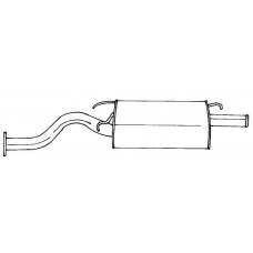 65630 SIGAM Глушник вихлопних газів кінцевий