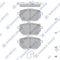 SP4537 Hi-Q КомплеК т гальмівних колодок, дискове гальмо
