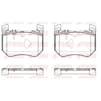 1953.00 REMSA Комплект гальмівних колодок дисковий гальм