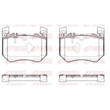 1953.00 REMSA Комплект гальмівних колодок дисковий гальм