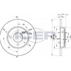 78BD3392-2 ICER Гальмівний диск