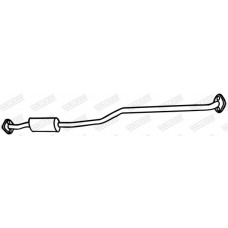 18568 WALKER Середній глушник вихлопних газів