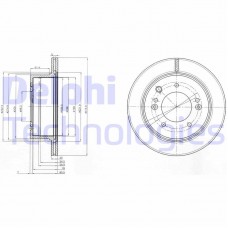 BG3859 DELPHI Гальмівний диск