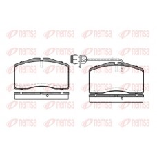 0448.12 REMSA Комплект гальмівних колодок дисковий гальм
