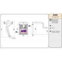 94099 AHE Теплообмінник обігрів салону