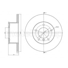 800-419 CIFAM Гальмівний диск
