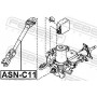 ASN-C11 FEBEST Вал шарніру кермового управління