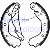 LS1292 DELPHI Комплект гальмівних колодок
